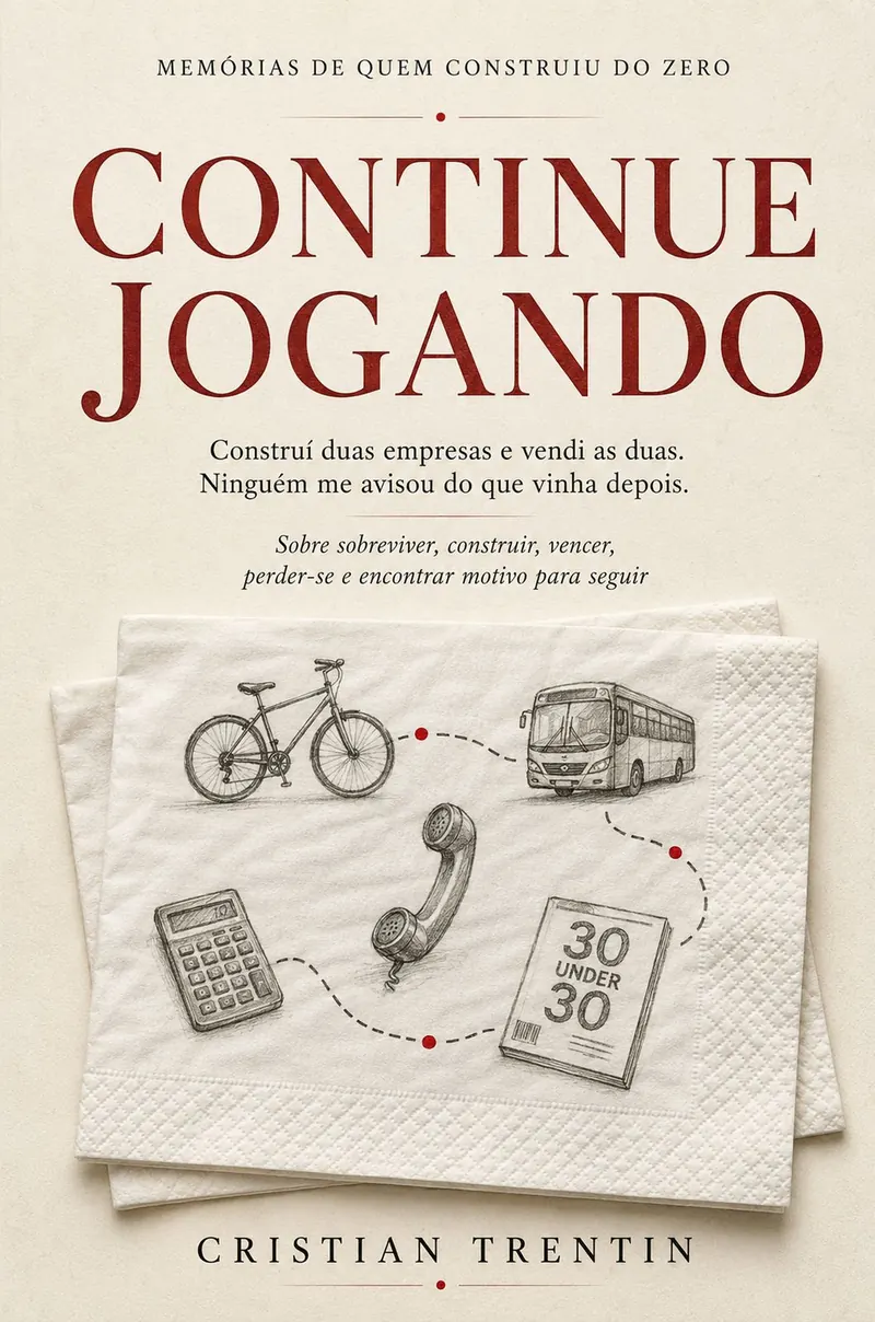 Capa do livro Continue Jogando, de Cristian Trentin